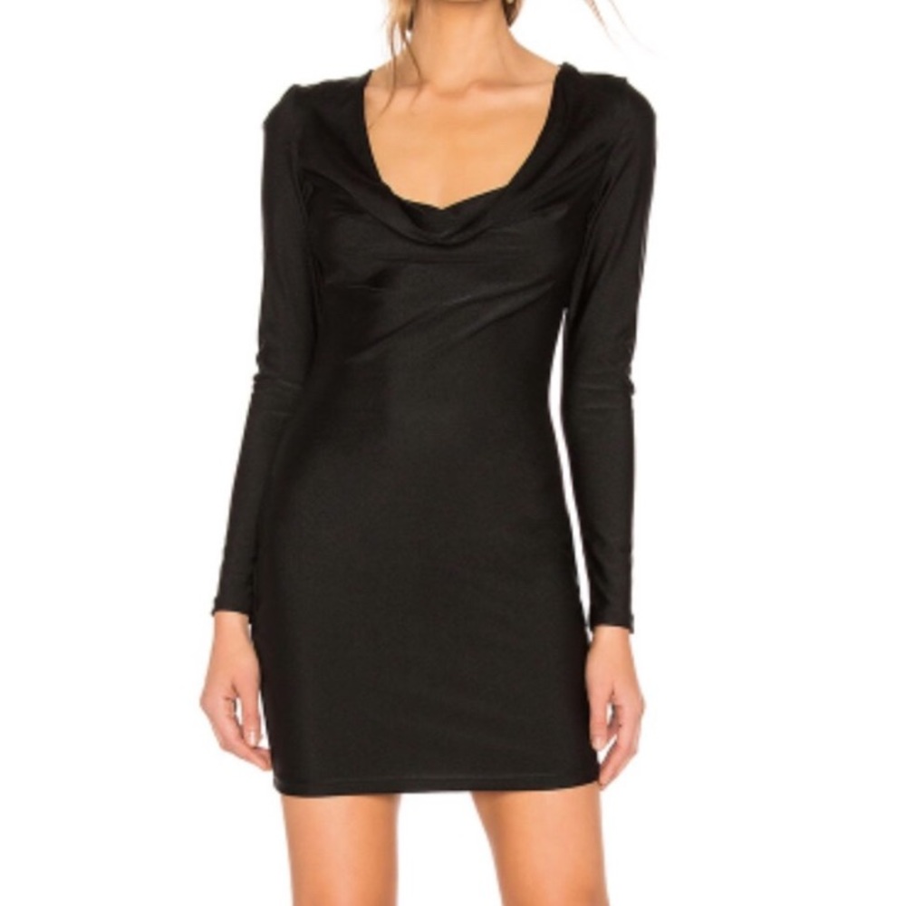 NWT Revolve Zala Draped Mini Dress Bodycon Sparkle - Picture 11 of 11